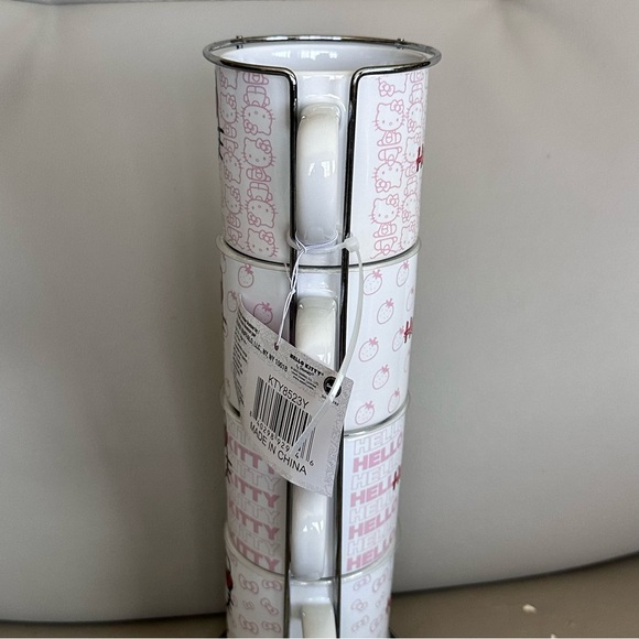 Sanrio Hello Kitty Poses Ceramic Mugs Stackable Set - Picture 6 of 9